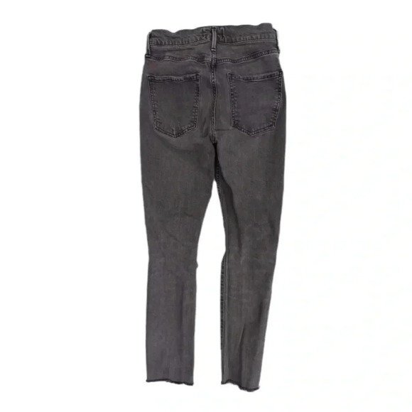 Agolde Sophie Crop High Rise Skinny Distressed Raw Hem Jeans Size 24 - Picture 4 of 13